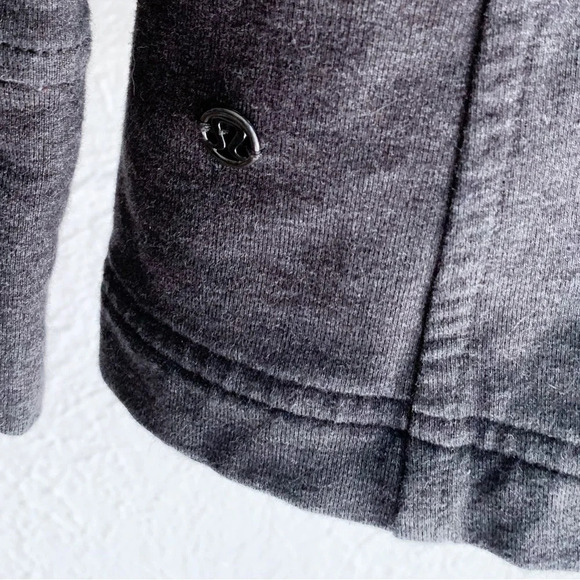 Lululemon Coast Wrap II Jacket Heathered Black Sz 6 - Picture 6 of 8